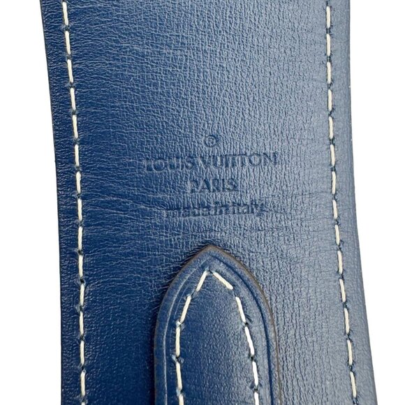 Louis Vuitton  Jacquard Bandouliere Monogram Denim Shoulder Strap Navy Blue main image 12